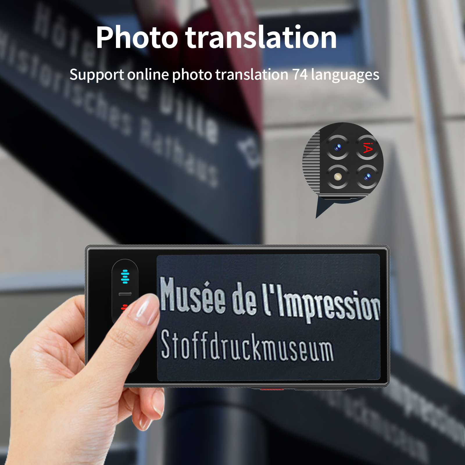 Language Translator Device 148 - Portable Translator Device reseña y precio