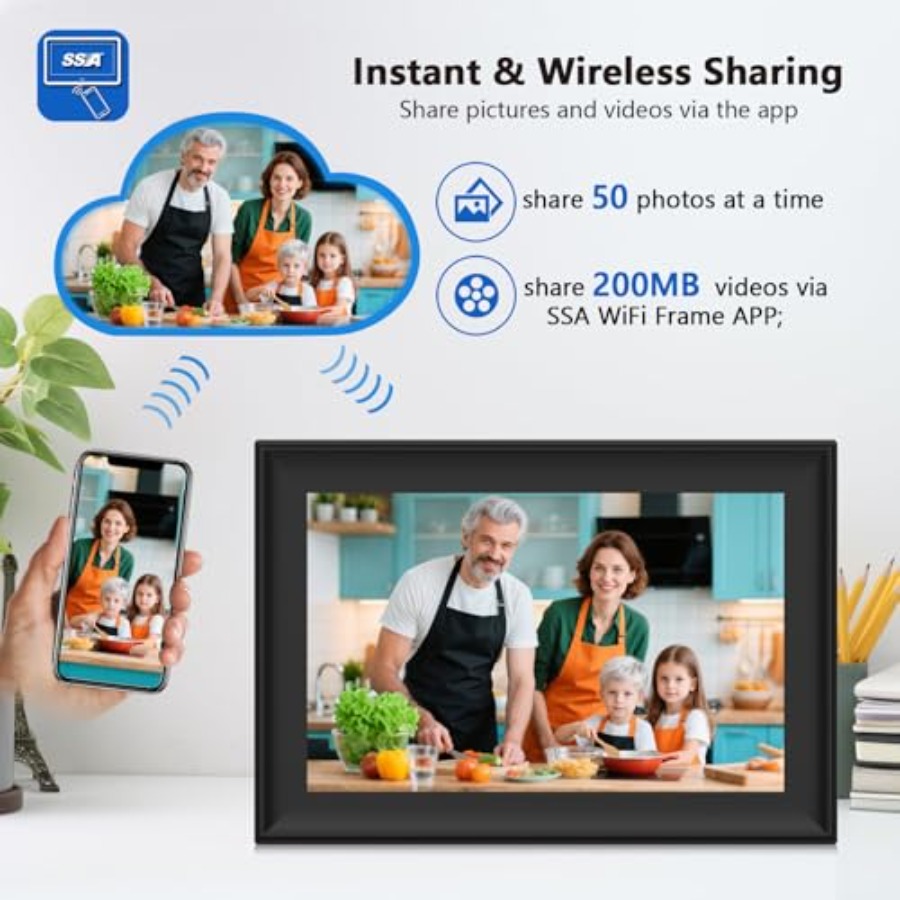 SSAWiFiFRAME Digital Picture F - Digital Photo Frame Wifi reseña y precio