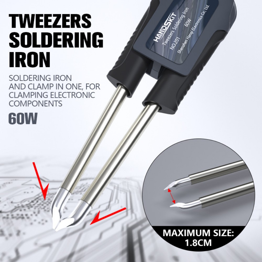 T12 Soldering Tweezer Handle – - Useful Electronic Gadgets reseña y precio