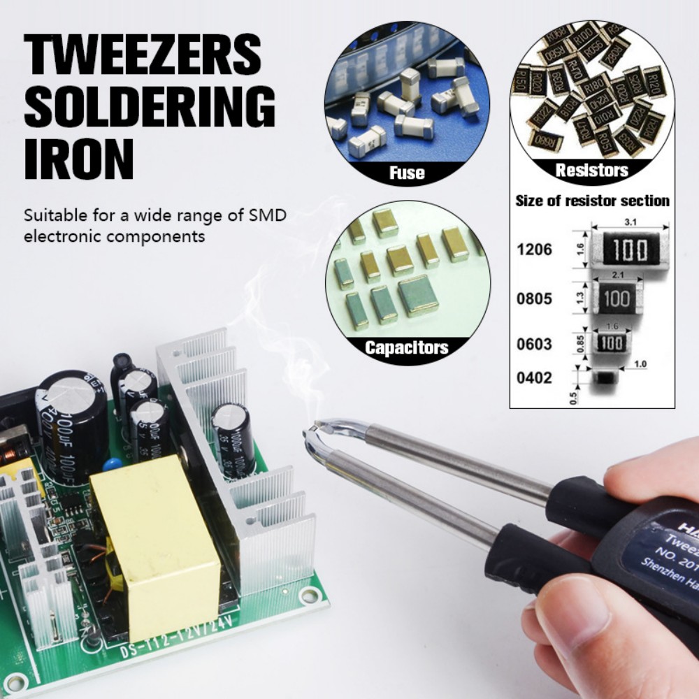 T12 Soldering Tweezer Handle – - Useful Electronic Gadgets reseña y precio