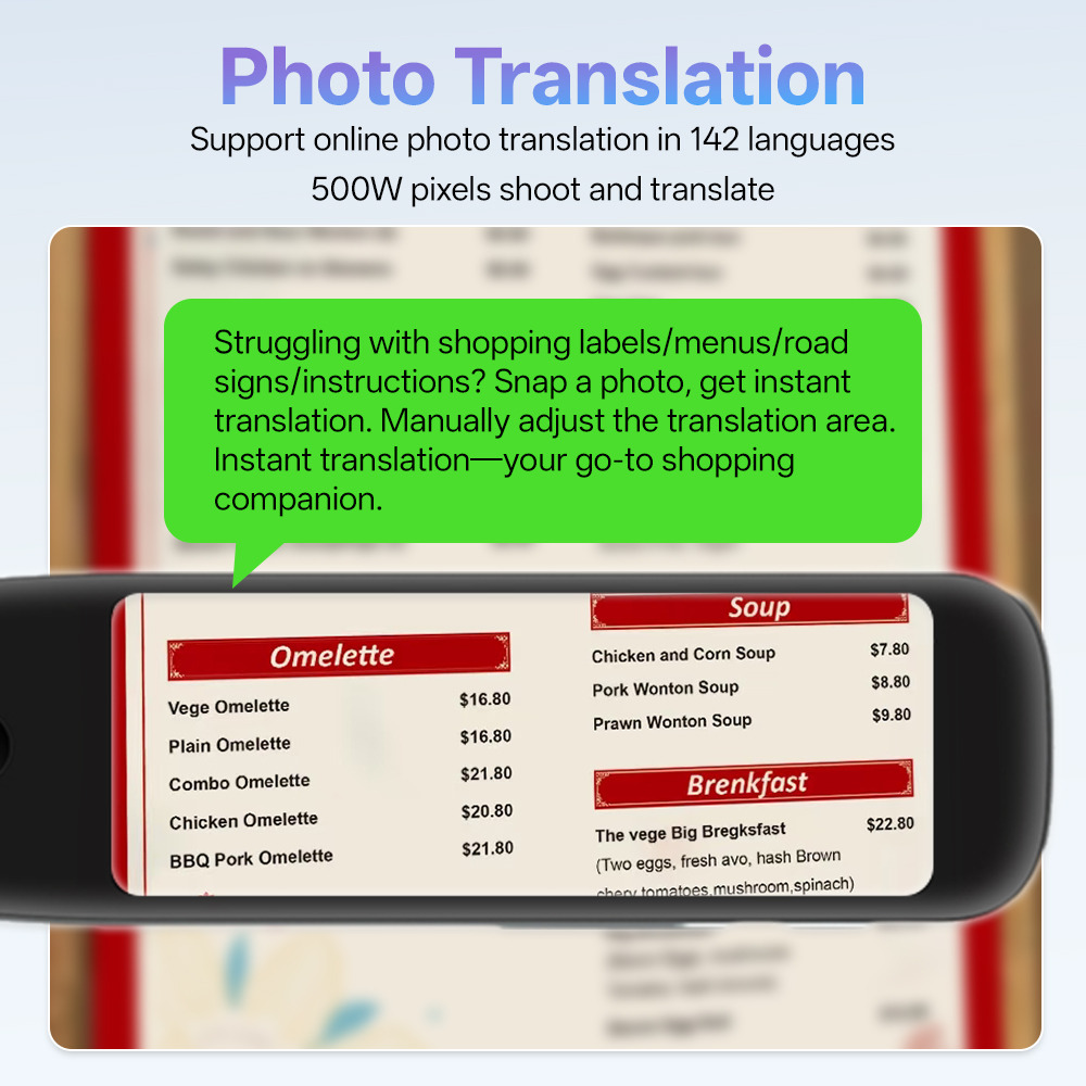 MSAI S10 Smart Scan Translator - Portable Translator Device reseña y precio