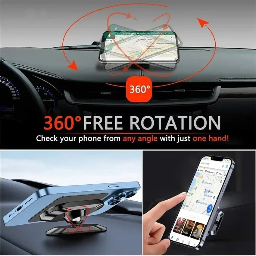 360° Magnetic Car Phone Holder - Useful Electronic Gadgets reseña y precio