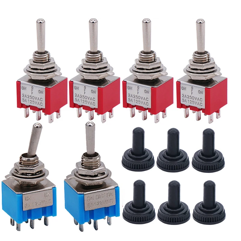 2Pcs ON OFF ON Switches Miniat - Electronics And Gadgets With I reseña y precio