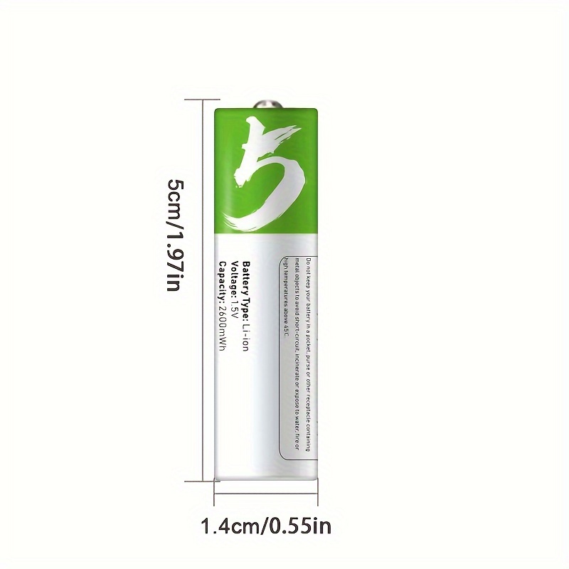 1.5V AA 2600mWh USB Rechargeab - Modern Electronics Gadgets reseña y precio