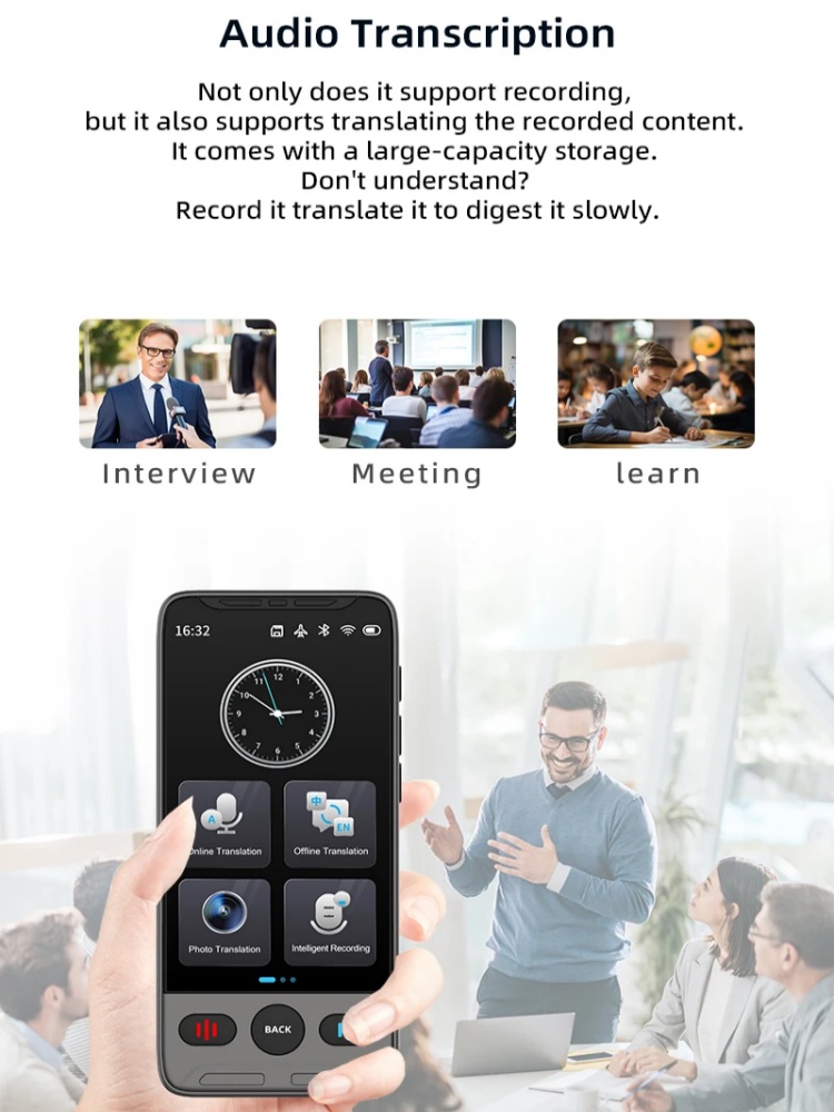 New Smart Accurate Voice Touch - Portable Translator Device reseña y precio