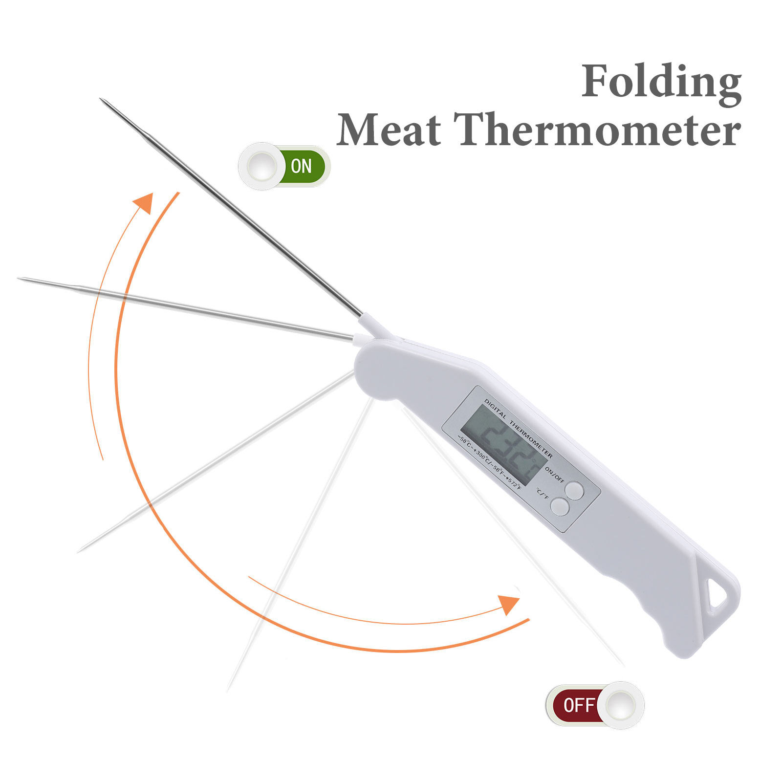 Folding Electronic Thermometer - Useful Electronic Gadgets reseña y precio