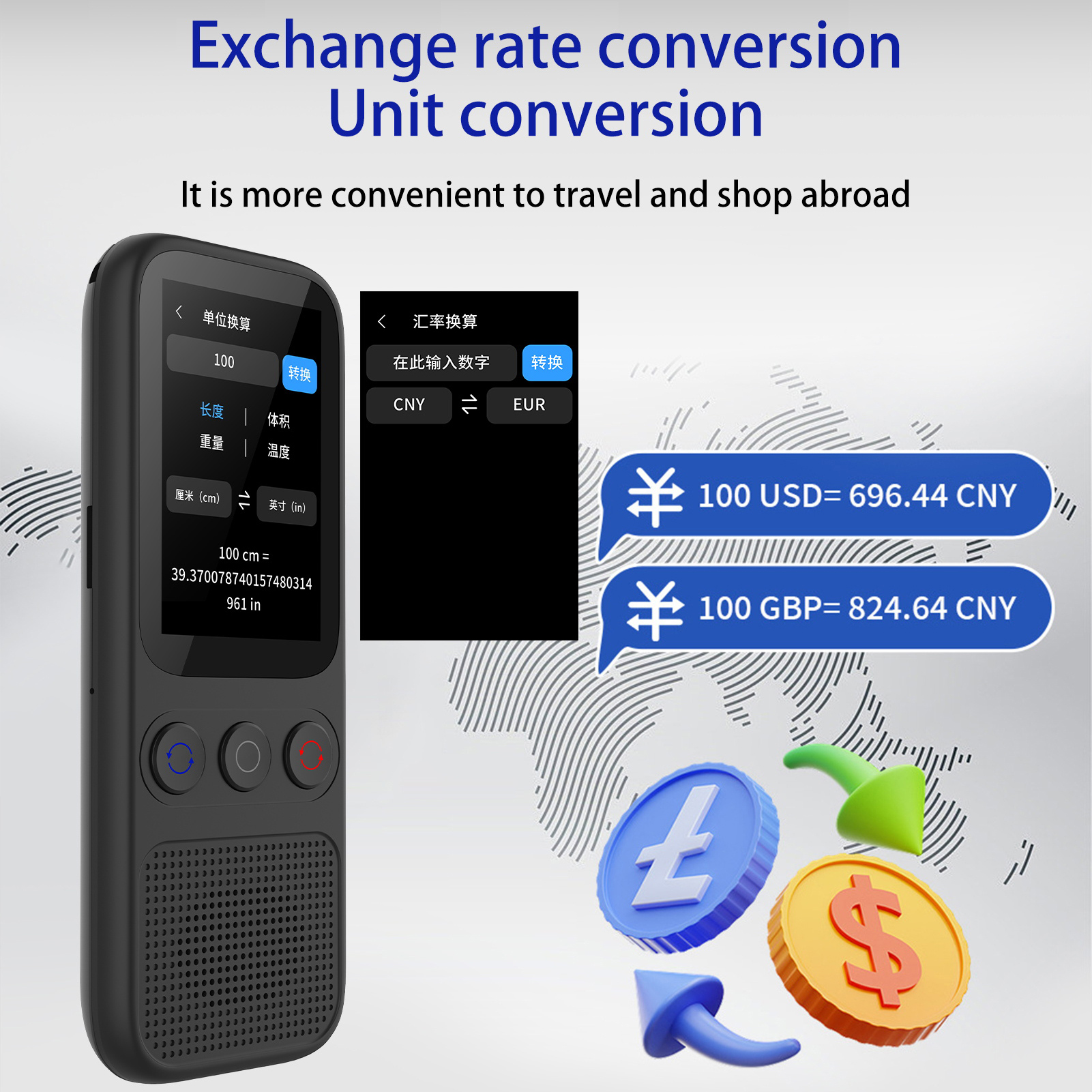 S80 Language AI Translator Dev - Portable Translator Device reseña y precio