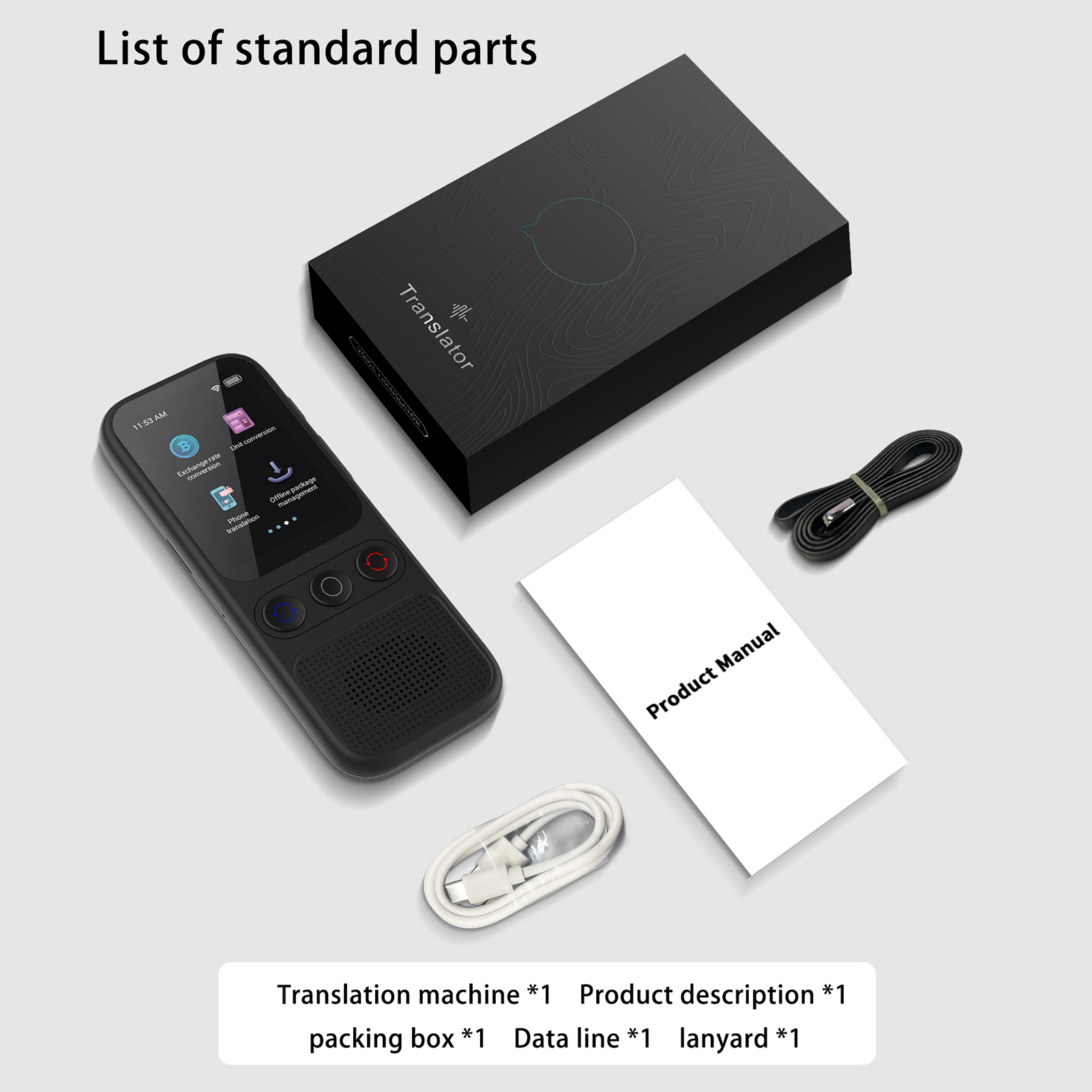 S80 Language AI Translator Dev - Portable Translator Device reseña y precio