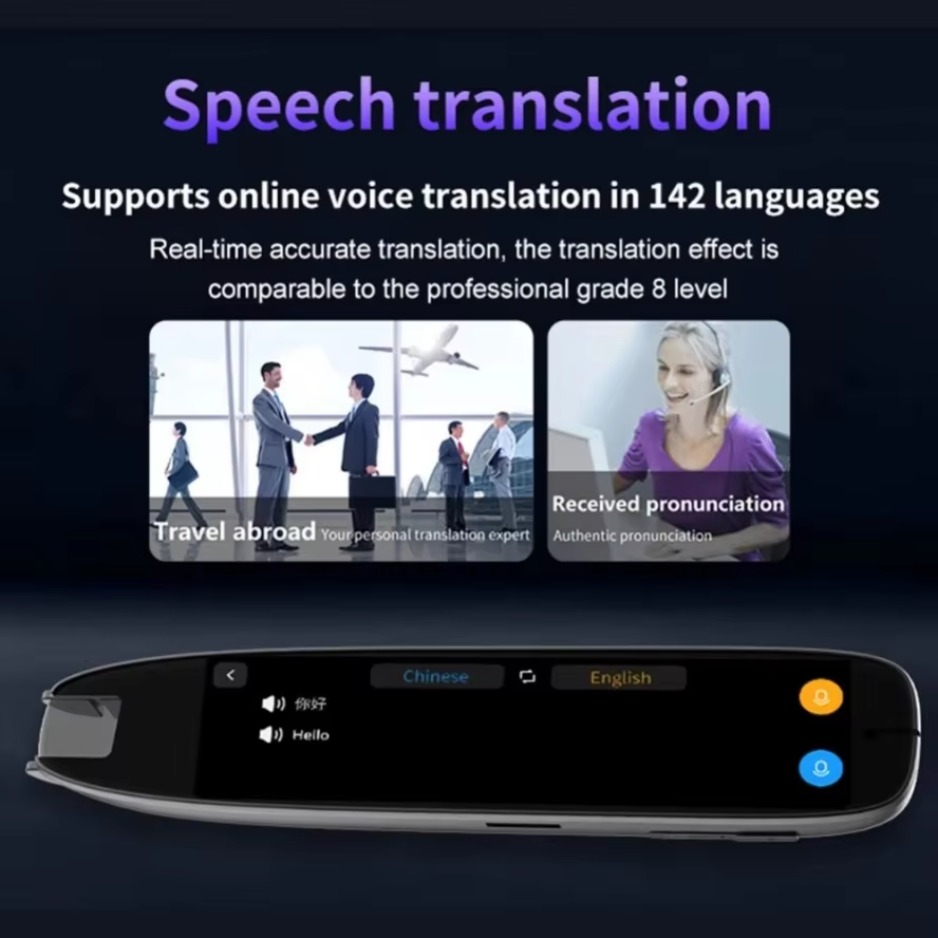 XIKCU S65 Pro Smart Voice Tran - Portable Translator Device reseña y precio