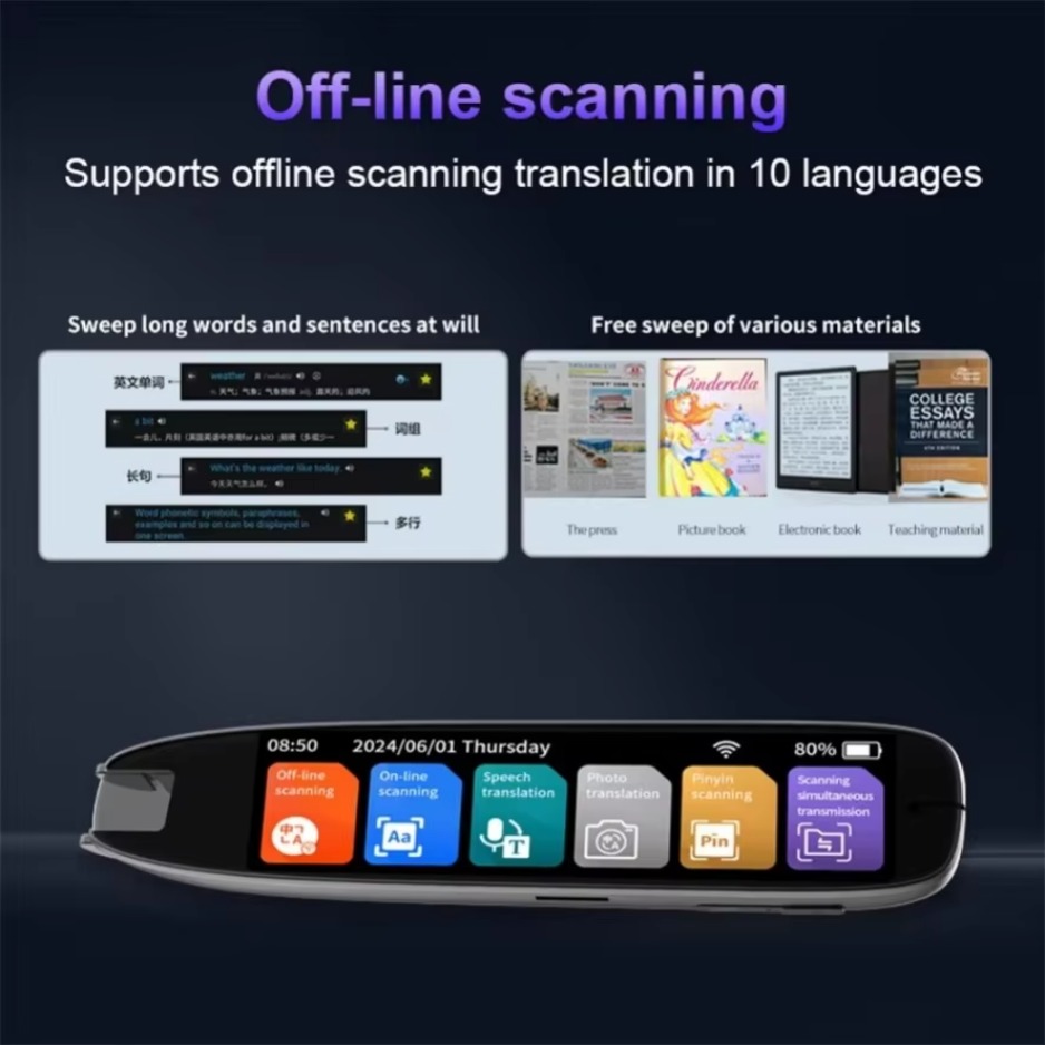 XIKCU S65 Pro Smart Voice Tran - Portable Translator Device reseña y precio