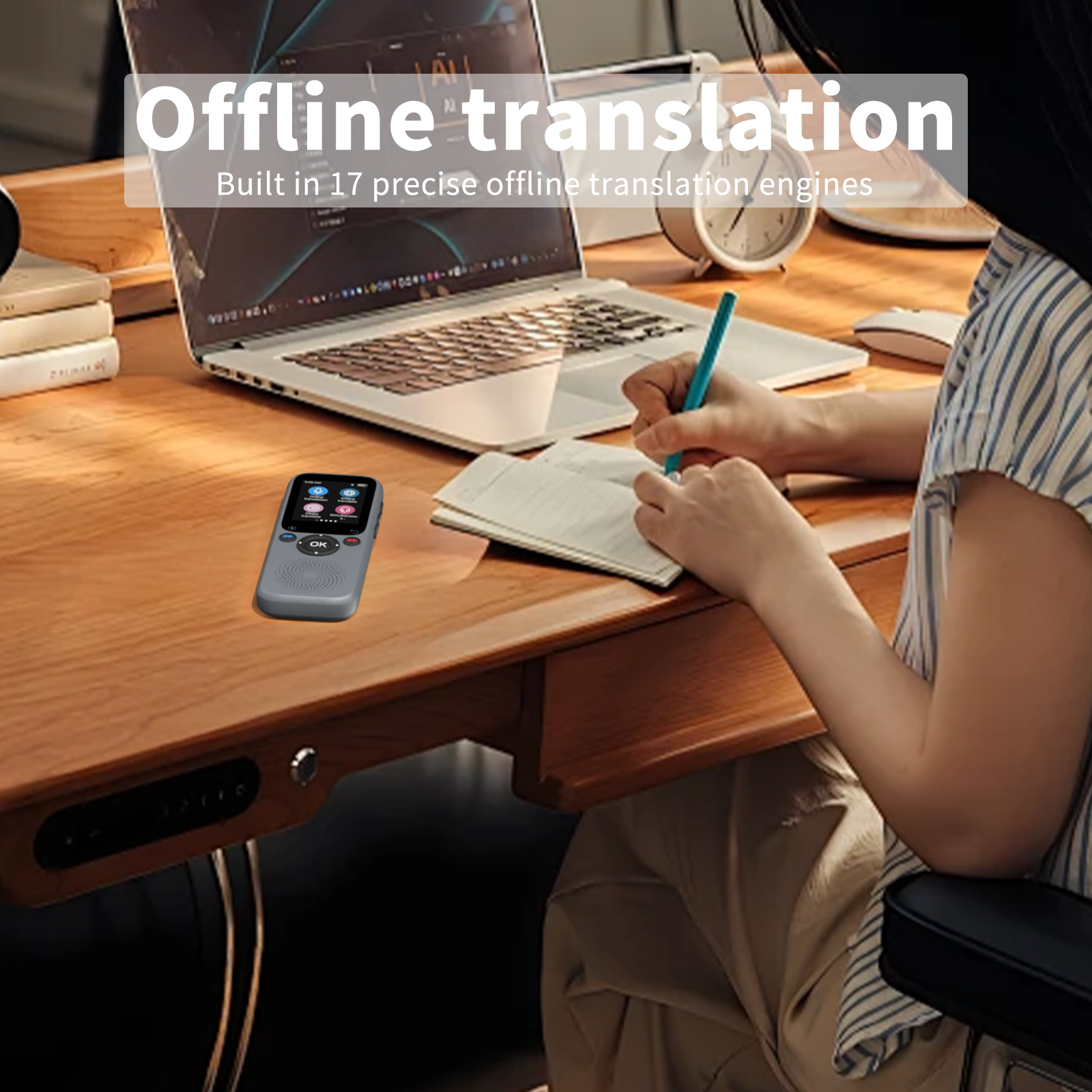 High-end AI Translator No WiFi - Portable Translator Device reseña y precio