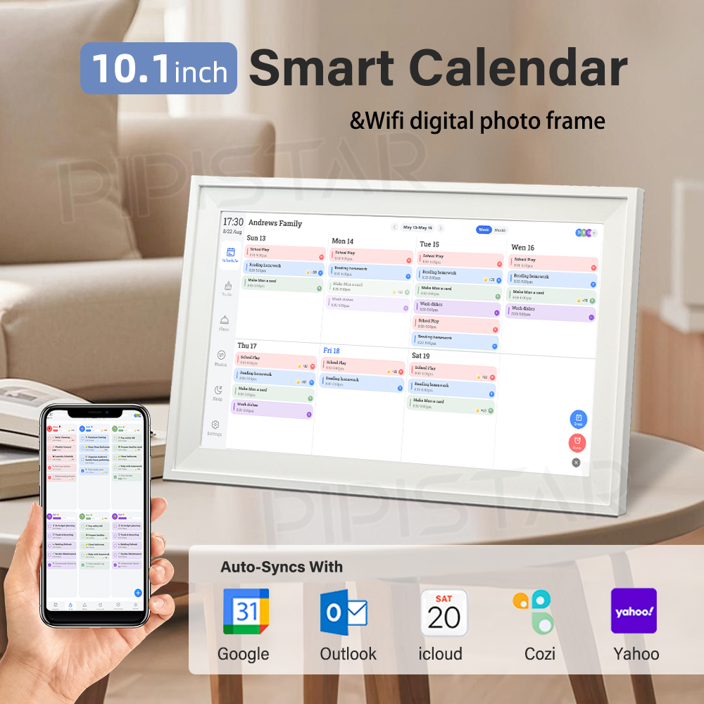 10.1-inch WIFI smart digital c - Digital Photo Frame Wifi reseña y precio