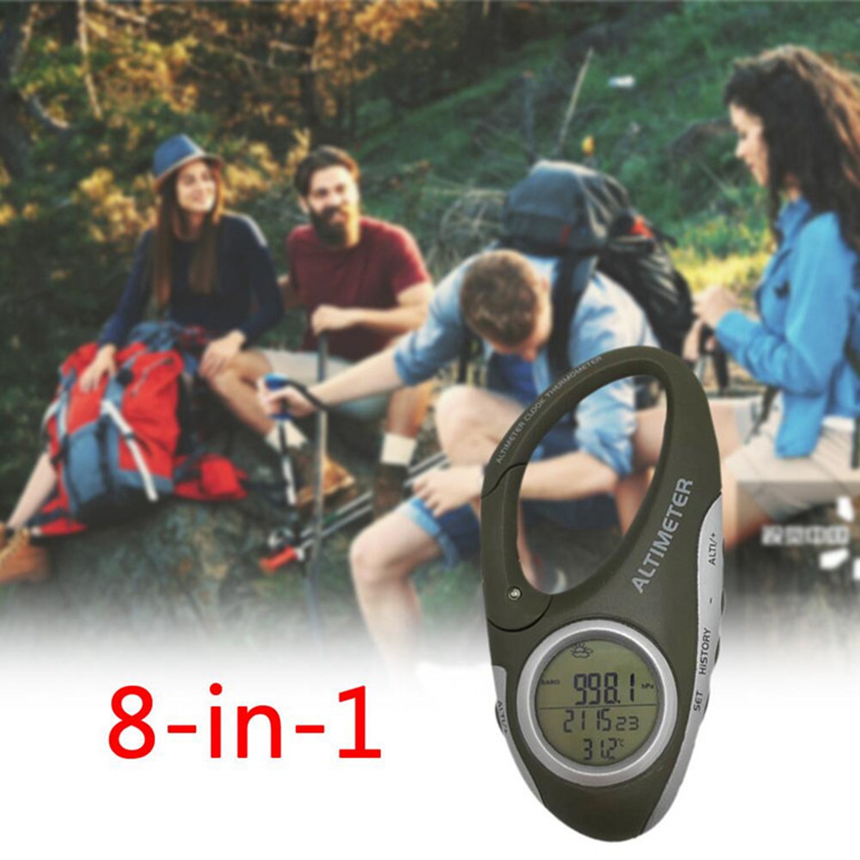 Electronic Altimeter Carabiner - Electronics And Gadgets With I reseña y precio