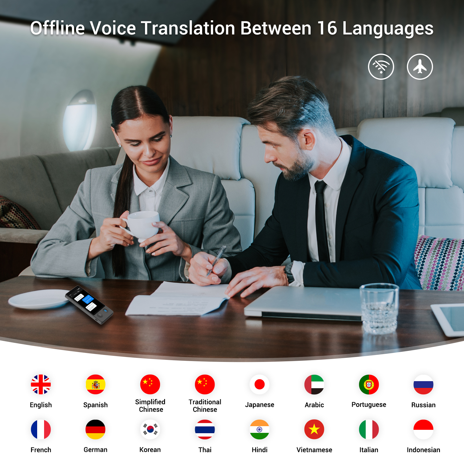 Wooask W12 Language Translator - Portable Translator Device reseña y precio