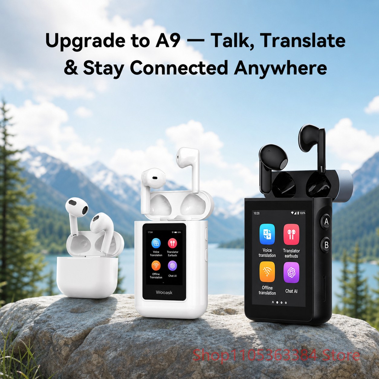 Wooask A9 4G+WiFi AI Translato - Portable Translator Device reseña y precio