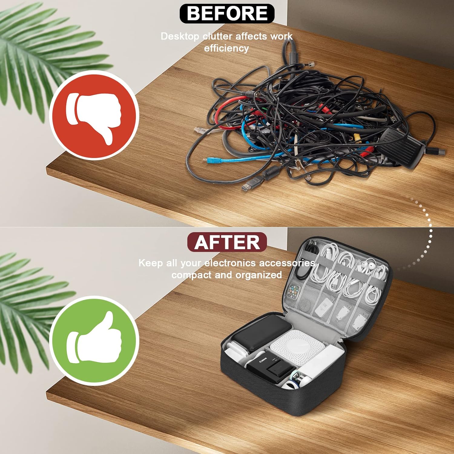 Portable Digital Storage Bag U - Electronics And Gadgets With I reseña y precio